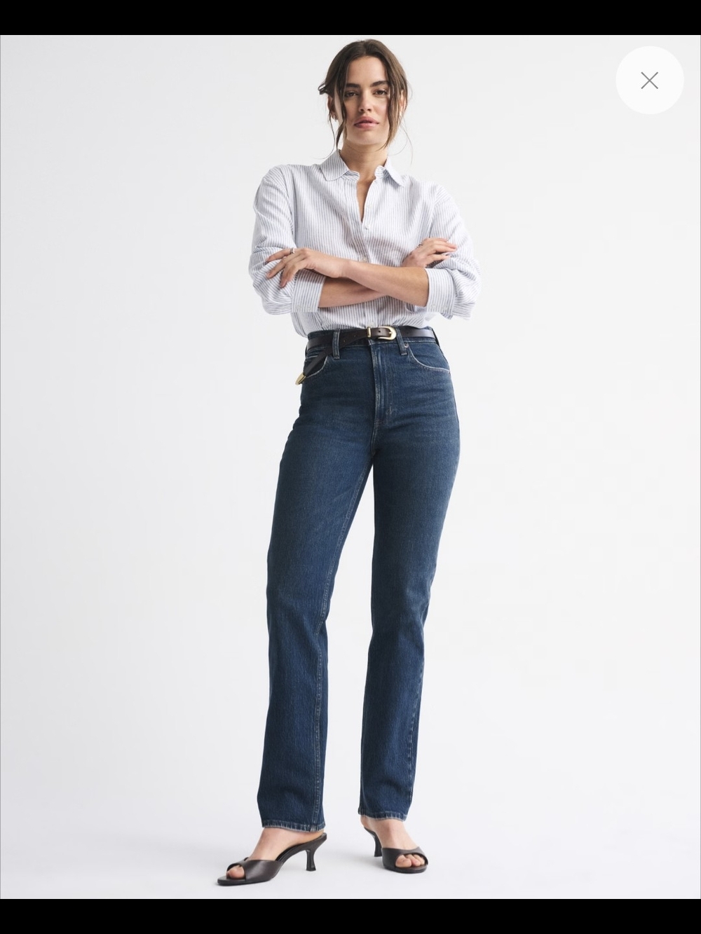 Abercrombie & Fitch 90s Straight Ultra High Rise Jean Size 30 Or 10 Curve Love